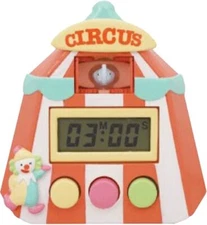 Hashy Top-in Jumping Kitchen Timer Circus 8.5 × 3.2 × 8.6cm Red from Japan