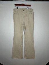 Vtg 70s Levi  s 517 Bootcut Flare Beige Grey Corduroy Pants 33 X 32 USA Talon