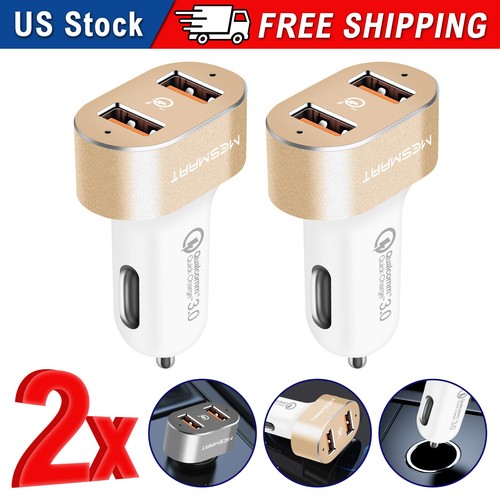 USB C Car Charger Fast Charging Phone Charger Dual Port For iPhone 16e 16Pro Max - Picture 3 of 30
