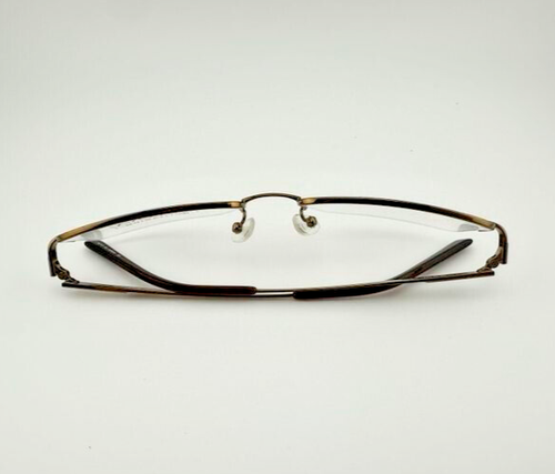 Monturas de gafas Bulova media llanta titanio Sherwood 1096914 FMT marrón 57-18-145 - Imagen 3 de 14