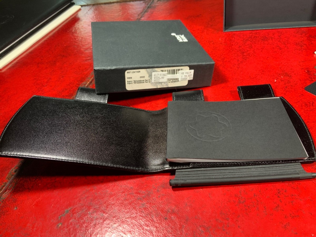 Montblanc Leather Case Pouch for PalmV TM Notebook Pen