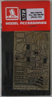 Brengun BRL72075 1/72 Focke-Wulf Fw 190 A-8/F-8 etch