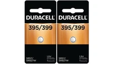 Button Cell Type 395 399 Battery Duracell 2 Pcs