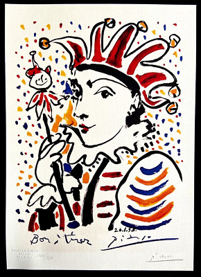 Pablo Picasso COA Sign. A Pen Nummeriert mit Bleistift Crayon -henri Matisse