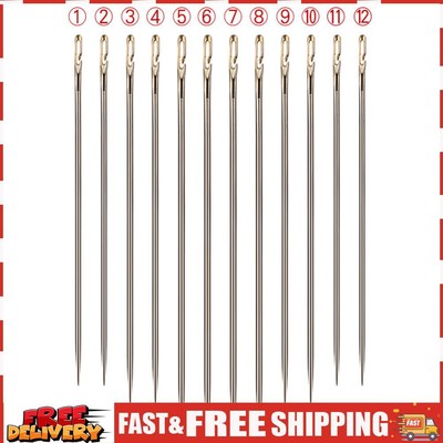 Stainless Steel Hand Sewing Needle Side Hole Blind Automatic Threading Needle SN