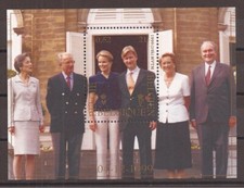 Belgium - Sheet - 1999 - COB BL82** - SCOTT 1778 - PHILIPPE and MATHILDE - MNH -