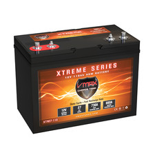VMAX XTR27-110 AGM Marine Battery 12V 110Ah Group 27 Sealed Deep Cycle