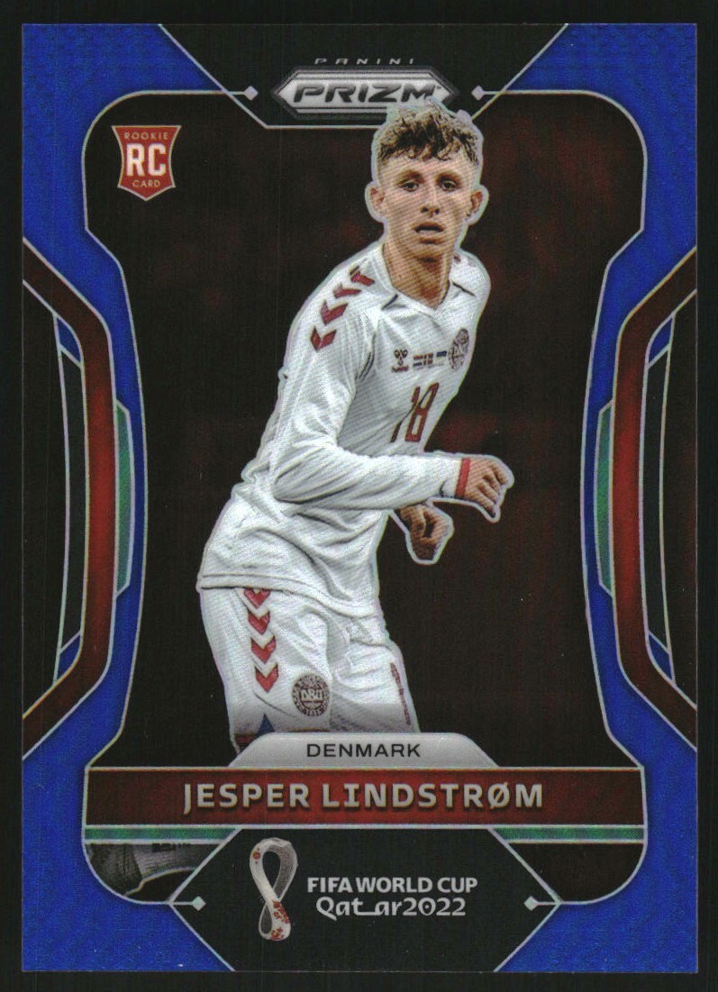 2022 Panini Prizm World Cup Prizms Blue #68 Jesper Lindstrom /299