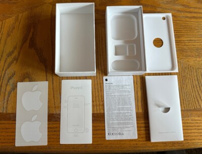 Apple iPhone 6 Empty Box w/ Stickers Papers
