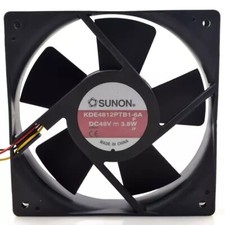 SUNON KDE4812PTB1-6A 12025 DC48V 3.8W 12CM 3-Wire Inverter Cooling Fan