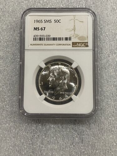 1965 SMS Kennedy Silver Proof Half 50 Cent NGC MS67  ~~ Stunning ~~ (039) - Picture 1 of 2