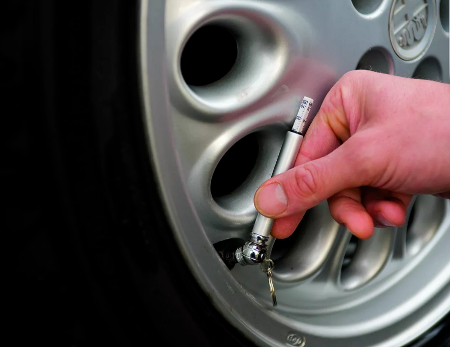 Car Bike Portable Pressure Gauge Tester Key Ring Keyring Air Wheel Tire Tyre eBay