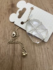 Disney Parks Necklace Walt Disney World Clear Resin "Stone" Pendant