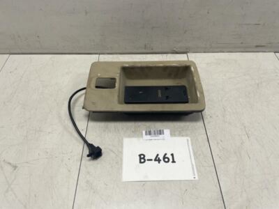 2003 2009 AUDI A8L 4.2 QUATTRO CENTER CONSOLE COMPARTMENT TRAY w/ PHONE ADAPTER