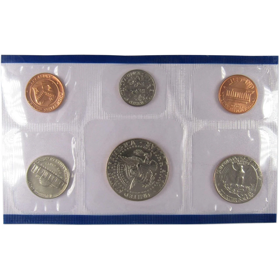 1987 Uncirculated Coin Set U.S Mint Original Government Packaging OGP - Image 3 of 4