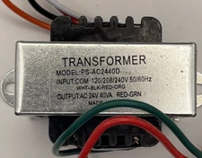 HVAC PS-AC2440D Control 40VA Transformer 24VAC output Residential/Commercial