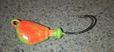 10 SPARKIE BLACKFISH Jigs Heads Tautog Tog Green w/Orange 2oz 2.5oz  3oz  4oz