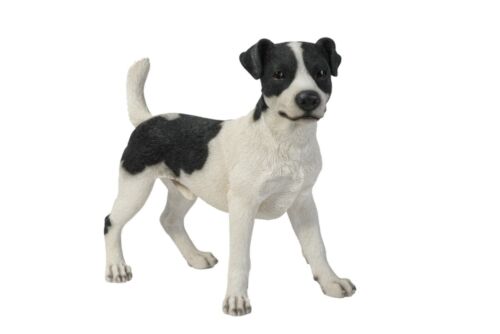 14" H Standing Jack Russell Garden Statue Lifelike Yard Lawn Garden Decor - Picture 2 of 5