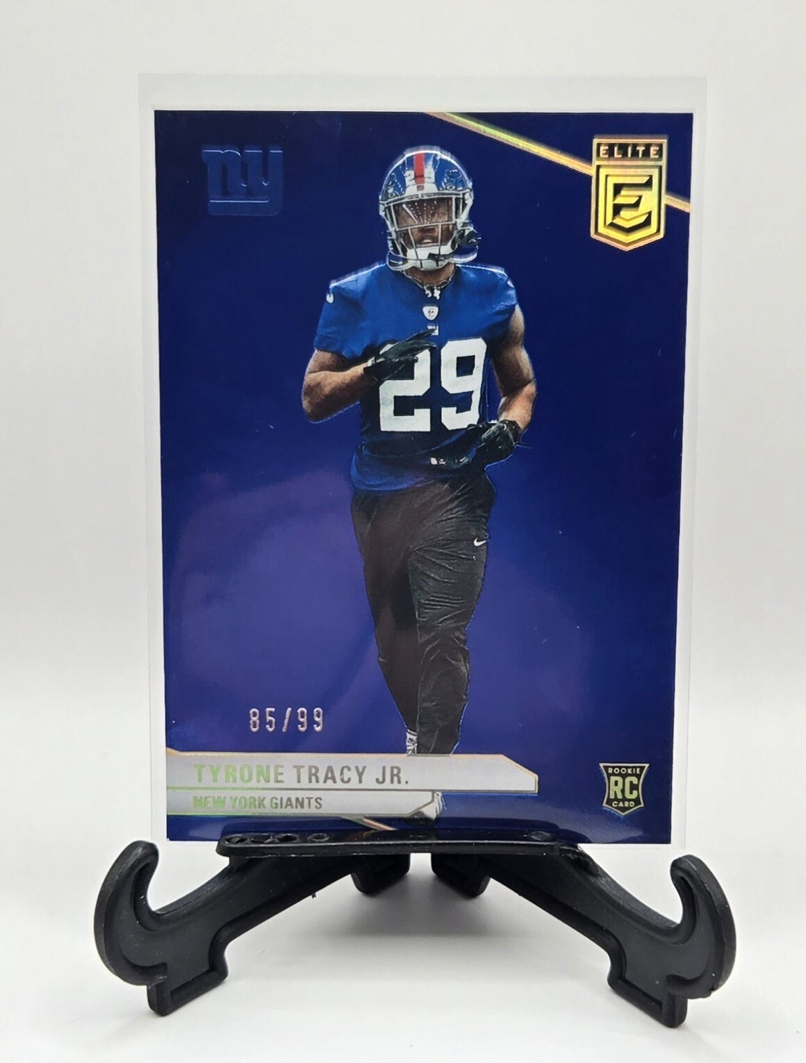 2024 Panini Donruss Elite Tyrone Tracy Jr. Blue RC /99 #144 Rookie