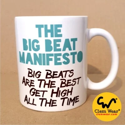 CLEM WEAR PEEP SHOW mug BIG BEATS ARE THE BEST Super Hans funny cup inspired tv comedy