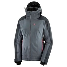 Salomon Womens Brilliant Shell Ski Waterproof Insulated Jacket Rrp £300