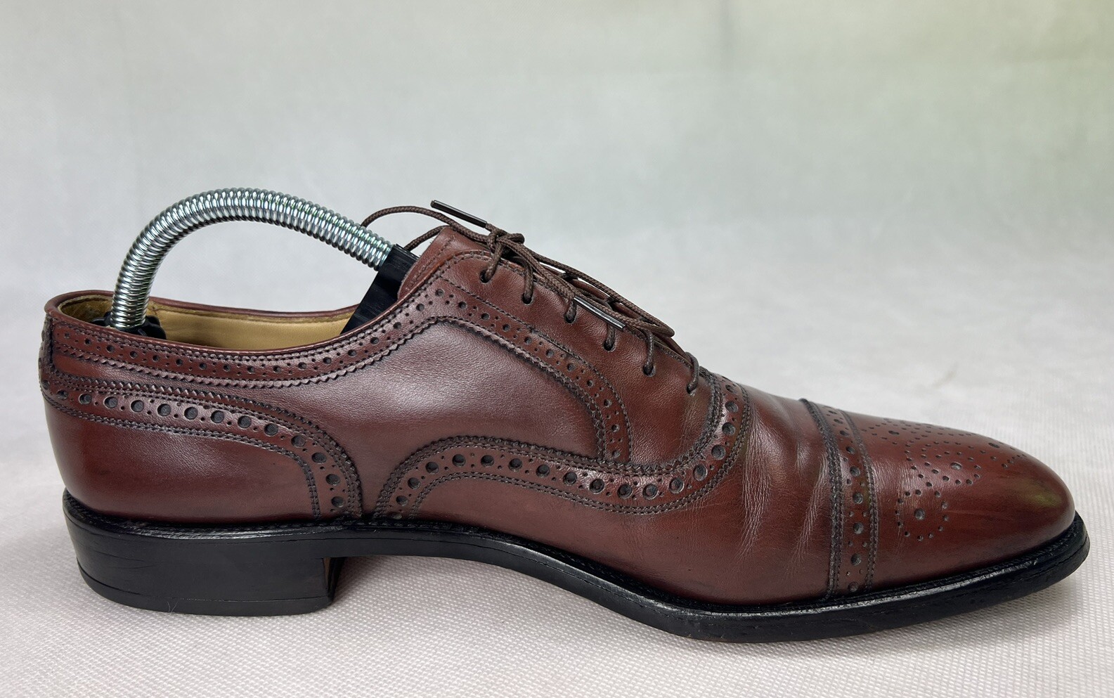 Allen Edmonds “Strand” Chili Cap-Toe Oxfords Dres… - image 3