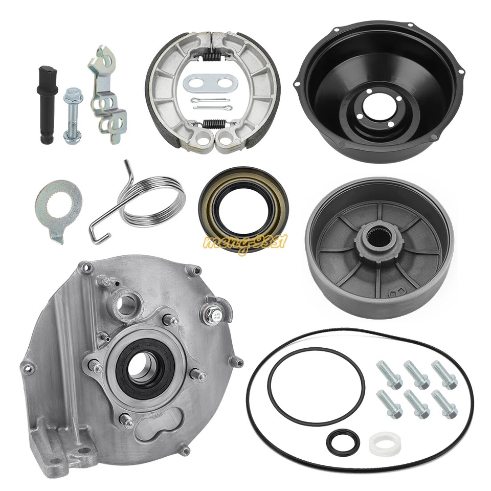 Rear Brake Drum Hub Plate Cover Bearing Seals for Honda Rancher 350 Rancher 400 - Изображение 2 из 4