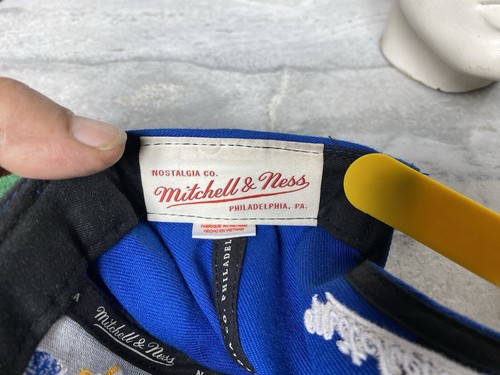 Golden State Warriors Mitchell & Ness SnapBack Hat Blue Barely Used-Free Ship! - Picture 5 of 9