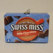 Swiss Miss Hot Cocoa Faux Food Christmas Decoupage Ornament 2024 NEW by RUZ
