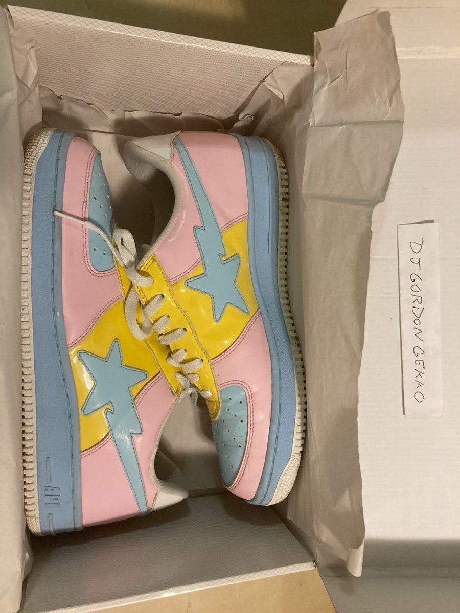 BAPE BAPESTA FS-001 SAX PINK SZ 11 VNDS 2004 OG A BATHING APE