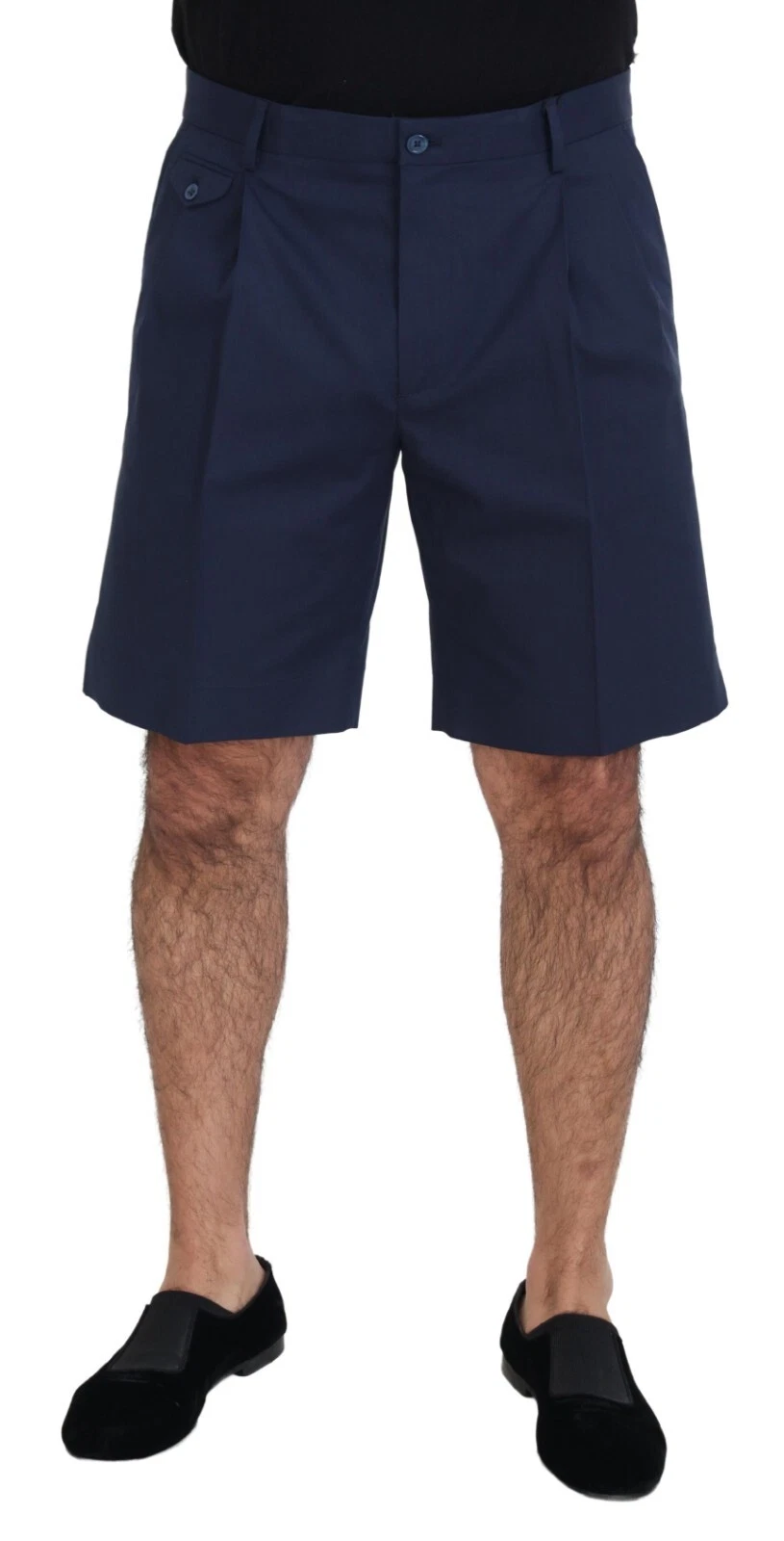 DOLCE & GABBANA Shorts Blue Chinos Cotton Stretch Casual IT46/W32/S RRP 600usd