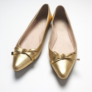 rose gold pointed flats