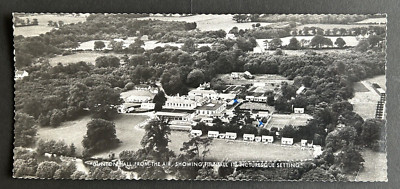 Warners Suffolk Vintage Panorama Postkarte 1962 pm Gunton Hall aus der Luft