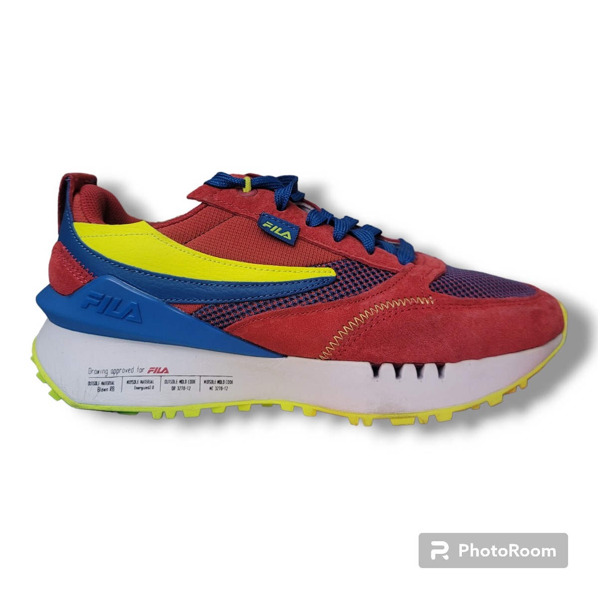FILA - nori Fila Renno N Generation Patched Mens White Leather Lifestyle