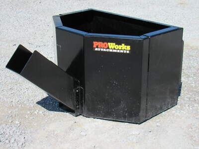 #ad 5 8 Cubic Yard Concrete Dispensing Bucket Attachment Fits Skid Steer Loader $999.99