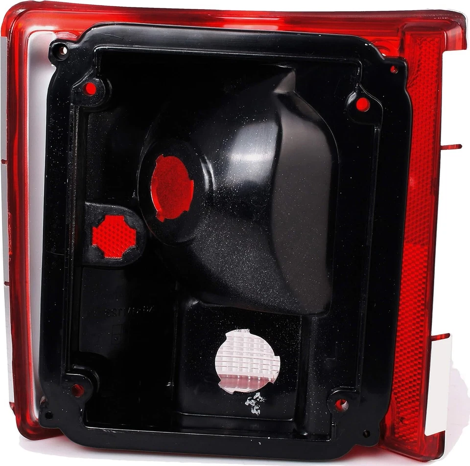 JUEGO DE LENTES DE LUZ TRASERA IZQUIERDA DERECHA CHEVROLET GMC PICKUP TRUCK con moldura cromada izquierda y derecha Foto 3 de 4