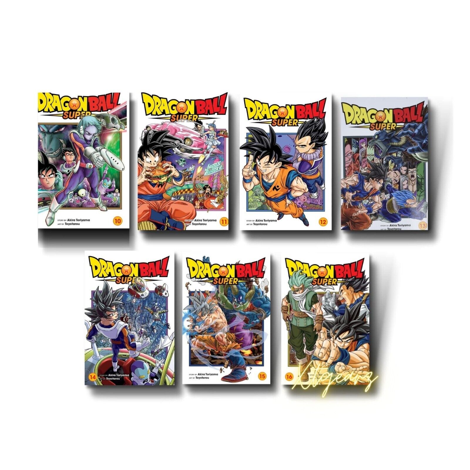 Dragon Ball Super Manga Vol. 10-18 In English by Akira Toriyama-Viz Media  LLC