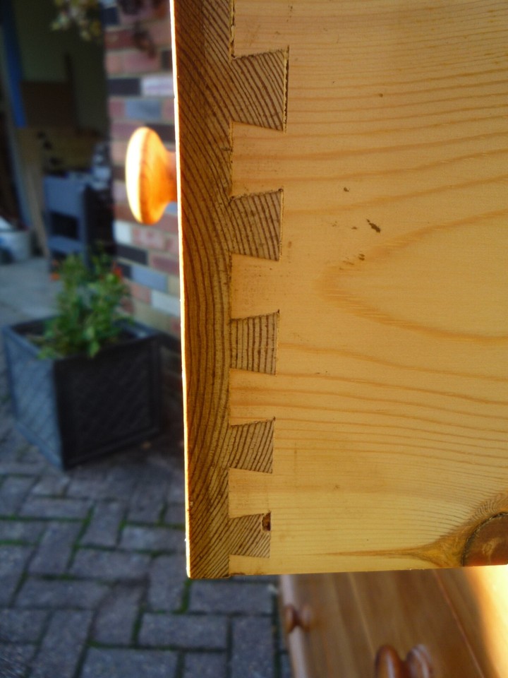 Vintage Waxed Pine chest of drawers eBay