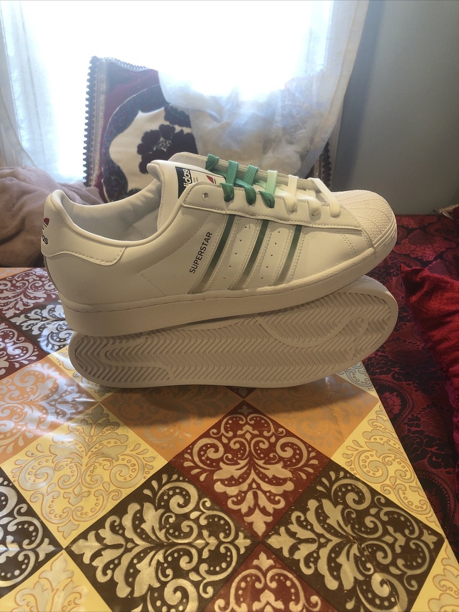 Brand New Adidas Originals Superstar Colorful Trefoil Shoe