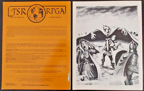 TSR RPGA Module R3 The Egg of the Phoenix, vintage, Dungeons and Dragons, D&D - Picture 7 of 7