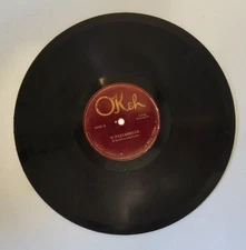 Il Banditore Napoletano O' Pazzariello / Scena dal Vero Festa Di Shellac 78 RPM