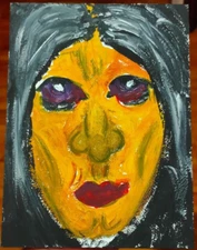 Original hand painted acrylic painting "The Guardian"