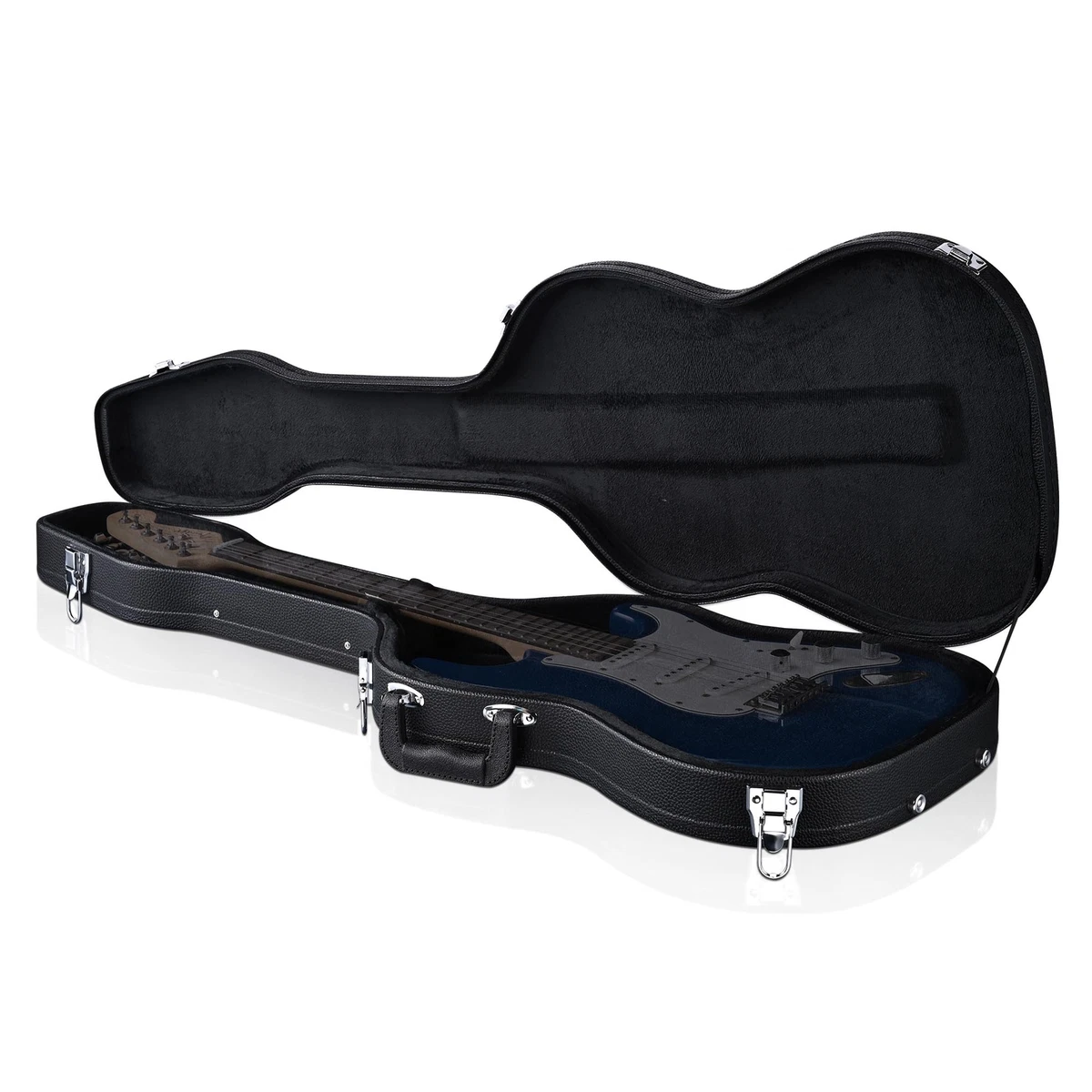 Electric Guitar Carrying Case Stratocaster Type Lockable Hardshell