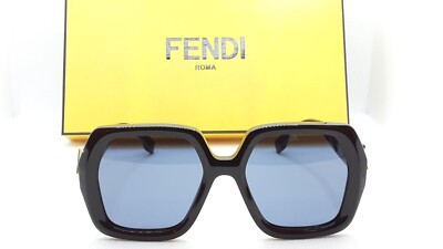 NEW FENDI AUTHENTIC SUNGLASSES FE40139I 01V DIAMOND BLACK  display picture 1