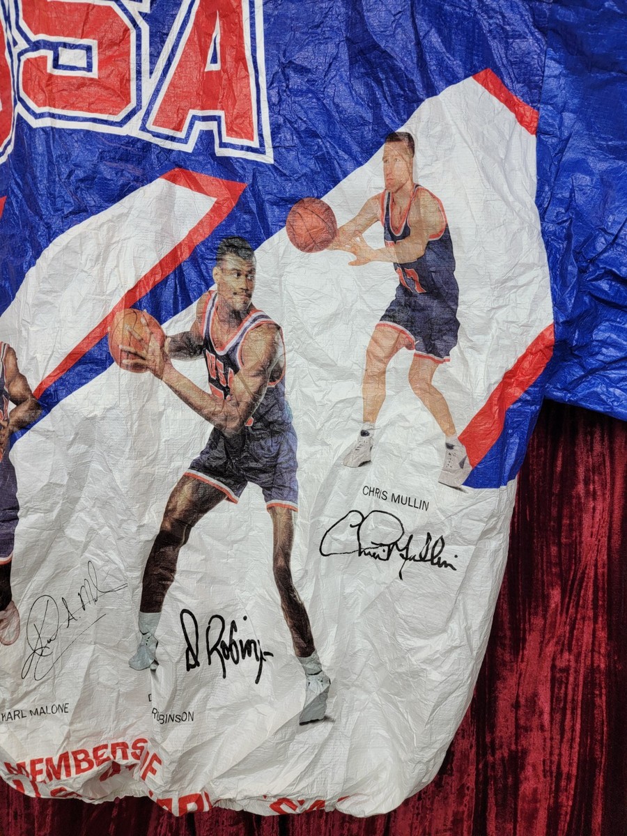 1992 USA オリンピックチーム ペーパージャケット　古着　NBA バスケ Rare Vintage TYVEK Dream Team USA Olympic Basketball 1992