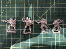 Vintage - Games Workshop - Blood Bowl - Human Players 4 No.  - OOP 1980s