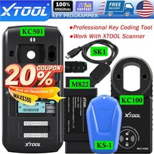 XTOOL KC501 M822 KC100 KS-1 SK1 Car Key Programmer All Lost For D8S PAD3 PADS