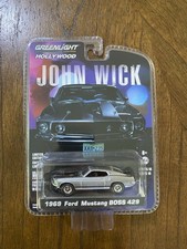 Greenlight 1969 Ford Mustang BOSS 429 from John Wick Movie #44780E
