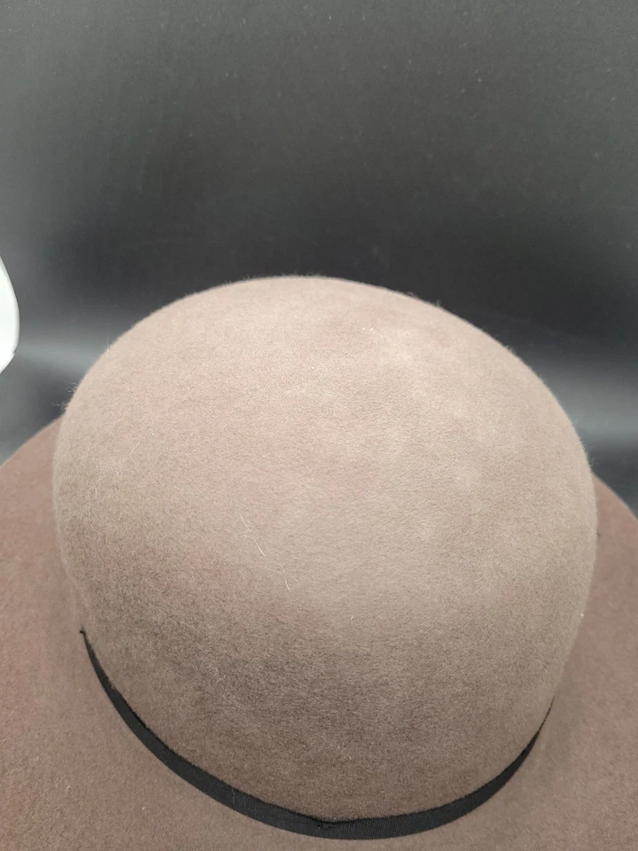 Clásico Vintage Brooks Brothers Bowler/Derby Marrón Aprox Talla 7 1/4 Mediano Foto 4 de 4