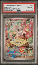 2024 POKEMON TEF EN-TEMPORAL FORCES ILLUSTRATION RARE #183 CINCCINO PSA 10